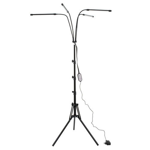 GloboStar® 85956 Grow Light Full Spectrum LED Φωτιστικό Ανάπτυξης Φυτών Γλάστρας με 4 Κινούμενες Κεφαλές & Τρίποδο 150cm SMD 2835 20W 180° AC230V IP20 με Dimmer & Timer Εσωτερικού Χώρου για Κάλυψη Επιφάνειας 1m x 1m Πλήρους Φάσματος Φωτισμού GloboStar® 85956 Grow Light Full Spectrum LED Φωτιστικό Ανάπτυξης Φυτών Γλάστρας με 4 Κινούμενες Κεφαλές & Τρίποδο 150cm SMD 2835 20W 180° AC230V IP20 με Dimmer & Timer Εσωτερικού Χώρου για Κάλυψη Επιφάνειας 1m x 1m Πλήρους Φάσματος Φωτισμού