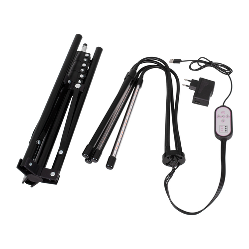 GloboStar® 85956 Grow Light Full Spectrum LED Φωτιστικό Ανάπτυξης Φυτών Γλάστρας με 4 Κινούμενες Κεφαλές & Τρίποδο 150cm SMD 2835 20W 180° AC230V IP20 με Dimmer & Timer Εσωτερικού Χώρου για Κάλυψη Επιφάνειας 1m x 1m Πλήρους Φάσματος Φωτισμού GloboStar® 85956 Grow Light Full Spectrum LED Φωτιστικό Ανάπτυξης Φυτών Γλάστρας με 4 Κινούμενες Κεφαλές & Τρίποδο 150cm SMD 2835 20W 180° AC230V IP20 με Dimmer & Timer Εσωτερικού Χώρου για Κάλυψη Επιφάνειας 1m x 1m Πλήρους Φάσματος Φωτισμού