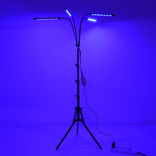 GloboStar® 85956 Grow Light Full Spectrum LED Φωτιστικό Ανάπτυξης Φυτών Γλάστρας με 4 Κινούμενες Κεφαλές & Τρίποδο 150cm SMD 2835 20W 180° AC230V IP20 με Dimmer & Timer Εσωτερικού Χώρου για Κάλυψη Επιφάνειας 1m x 1m Πλήρους Φάσματος Φωτισμού GloboStar® 85956 Grow Light Full Spectrum LED Φωτιστικό Ανάπτυξης Φυτών Γλάστρας με 4 Κινούμενες Κεφαλές & Τρίποδο 150cm SMD 2835 20W 180° AC230V IP20 με Dimmer & Timer Εσωτερικού Χώρου για Κάλυψη Επιφάνειας 1m x 1m Πλήρους Φάσματος Φωτισμού