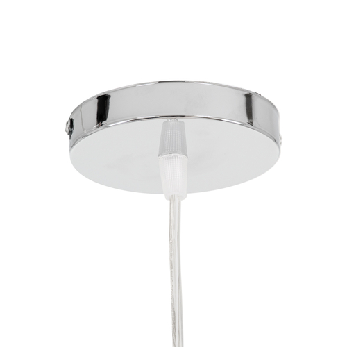 GloboStar® MANGEA 00716 Boho Κρεμαστό Φωτιστικό Πλέγμα Μονόφωτο 1 x E27 IP20 Μπέζ Ξύλο - Μ50 x Π50 x Υ34cm