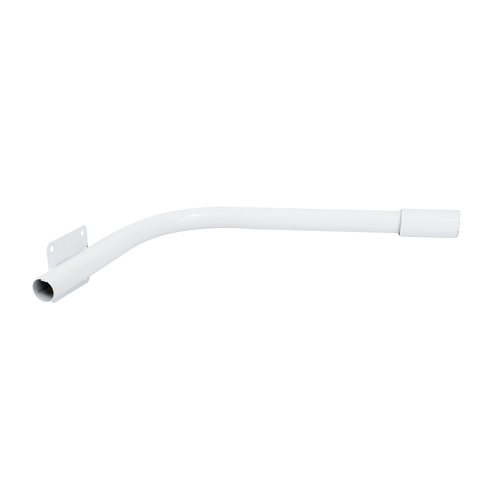 GloboStar® 90229 Μεταλλική Βάση Στήριξης CURVED M62cm x Φ60mm για Φωτιστικά Δρόμου Street Lights με Διάμετρο Βάσης Φ60mm