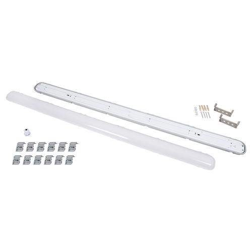 GloboStar® 60176 LED Γραμμικό Βιομηχανικό Φωτιστικό Tri-Proof 150cm 72W 8449lm 120° AC 220-240V Αδιάβροχο IP65 Μ150 x Π10,5x Υ8cm Ψυχρό Λευκό 6000K - 3 Χρόνια Εγγύηση