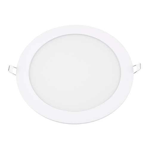 GloboStar® 60188 Χωνευτό LED Panel Φ22cm 20W 2180lm 120° AC 220-240V IP20 Φ22.2 x Υ1.9cm Ψυχρό Λευκό 6000K - 3 Years Warranty