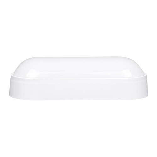 GloboStar® HOMIE 61001 LED Πλαφονιέρα Οροφής - Τοίχου Οβάλ 11W 939lm 150° AC 220-240V Αδιάβροχο IP65 Μ17 x Π7 x Υ4.5cm Φυσικό Λευκό 4500K - 3 Years Warranty