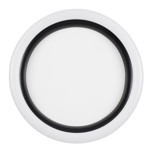 GloboStar® ARIANA 61034 Πλαφονιέρα Οροφής Κύκλος LED CCT 55W 6376lm 120° AC 220-240V - Εναλλαγή Φωτισμού μέσω Τηλεχειριστηρίου All In One Ψυχρό Λευκό 6000k+Φυσικό Λευκό 4500k+Θερμό Λευκό 2700k Dimmable Φ48cm - Μαύρο - 3 Years Warranty