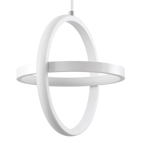 GloboStar® ALICE 61056 Κρεμαστό Φωτιστικό Οροφής Design LED CCT 20W 2400lm 300° AC 220-240V - Εναλλαγή Φωτισμού μέσω Διακόπτη On/Off All In One Ψυχρό 6000k+Φυσικό 4500k+Θερμό 2700k Μ25 x Π22 x Υ25cm - Λευκό