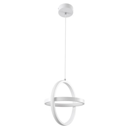 GloboStar® ALICE 61056 Κρεμαστό Φωτιστικό Οροφής Design LED CCT 20W 2400lm 300° AC 220-240V - Εναλλαγή Φωτισμού μέσω Διακόπτη On/Off All In One Ψυχρό 6000k+Φυσικό 4500k+Θερμό 2700k Μ25 x Π22 x Υ25cm - Λευκό
