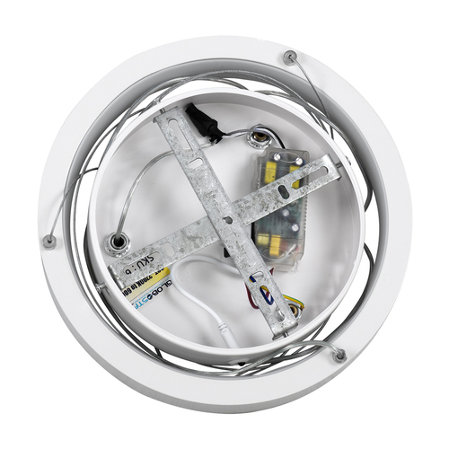 GloboStar® NEMESIS 61153 Κρεμαστό Φωτιστικό Δαχτυλίδι-Κύκλος LED CCT 20W 2356lm 360° AC 220-240V - Εναλλαγή Φωτισμού μέσω Τηλεχειριστηρίου All In One Ψυχρό 6000k+Φυσικό 4500k+Θερμό 2700k Dimmable Φ25cm - Λευκό - 3 Years Warranty