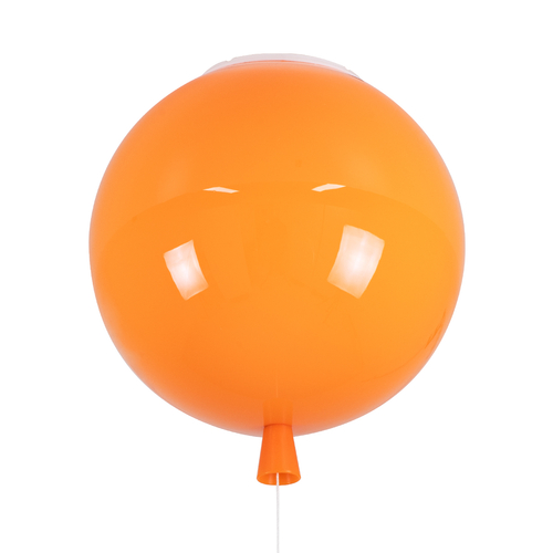 GloboStar® BALLOON 00650 Παιδικό Φωτιστικό Οροφής Μπάλα Μονόφωτο 1 x E27 IP20 Πορτοκαλί Πλαστικό με Ασημί Μέταλλο - Μ30 x Π30 x Υ33cm GloboStar® BALLOON 00650 Παιδικό Φωτιστικό Οροφής Μπάλα Μονόφωτο 1 x E27 IP20 Πορτοκαλί Πλαστικό με Ασημί Μέταλλο - Μ30 x Π30 x Υ33cm