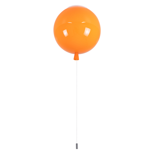 GloboStar® BALLOON 00650 Παιδικό Φωτιστικό Οροφής Μπάλα Μονόφωτο 1 x E27 IP20 Πορτοκαλί Πλαστικό με Ασημί Μέταλλο - Μ30 x Π30 x Υ33cm GloboStar® BALLOON 00650 Παιδικό Φωτιστικό Οροφής Μπάλα Μονόφωτο 1 x E27 IP20 Πορτοκαλί Πλαστικό με Ασημί Μέταλλο - Μ30 x Π30 x Υ33cm
