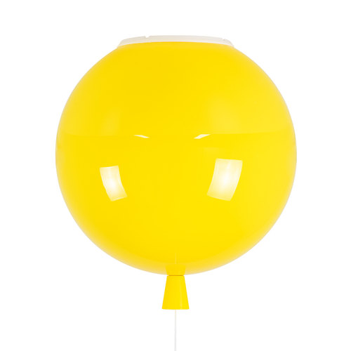 GloboStar® BALLOON 00651 Παιδικό Φωτιστικό Οροφής Μπάλα Μονόφωτο 1 x E27 IP20 Κίτρινο Πλαστικό με Ασημί Μέταλλο - Μ30 x Π30 x Υ33cm GloboStar® BALLOON 00651 Παιδικό Φωτιστικό Οροφής Μπάλα Μονόφωτο 1 x E27 IP20 Κίτρινο Πλαστικό με Ασημί Μέταλλο - Μ30 x Π30 x Υ33cm