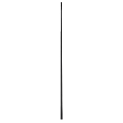 GloboStar® SURFACE-PROFILE 70806-3M Προφίλ Αλουμινίου - Βάση & Ψύκτρα Ταινίας LED με Μαύρο Φιμέ Κάλυμμα - Επιφανειακή Χρήση - Πατητό Κάλυμμα - Μαύρο - 3 Μέτρα - Πακέτο 5 Τεμαχίων - Μ300 x Π1.6 x Υ0.7cm