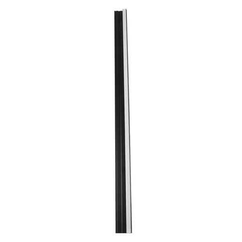 GloboStar® STAIR-PROFILE 70841-1M Προφίλ Αλουμινίου - Βάση & Ψύκτρα Ταινίας LED με Λευκό Γαλακτερό Κάλυμμα - Χρήση σε Σκαλοπάτια - Πατητό Κάλυμμα - Μαύρο - 1 Μέτρο - Μ100 x Π6 x Υ2.1cm
