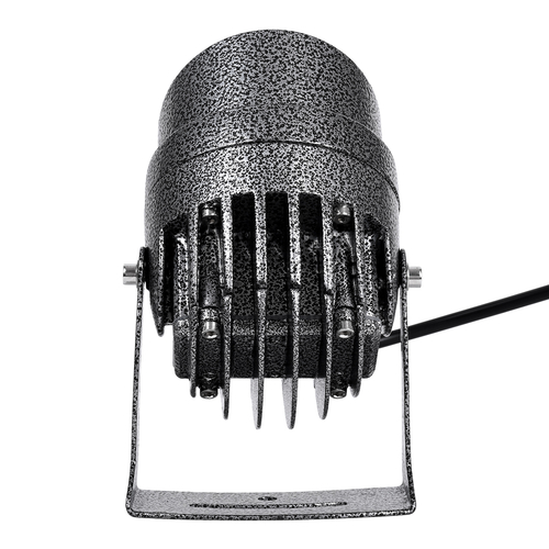GLOBOSTAR® SPOT-XENIA 90634 Αρχιτεκτονικό Σποτ Φωτισμου LED 16W 1360lm 3° DC 24V Αδιάβροχο IP65 Μπλε Dimmable - Γκρι Ανθρακί - Μ9 x Π9 x Υ12cm - 3 Χρόνια Εγγύηση