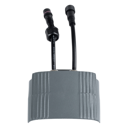 GloboStar® TREELIGHT-ZINA 90688 Κυρτή Μπάρα Φωτισμού Wall Washer με Αντιθαμβωτική Γρίλια Ειδική για Φυτά - Δέντρα LED 3W 285lm 30° DC 24V Αδιάβροχο IP65 Μ9 x Π6.5 x Υ4cm Φυσικό Λευκό 4500K - Γκρι Ανθρακί - 3 Years Warranty