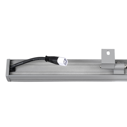 GloboStar® WASHER-ZAIA S-90993 Μπάρα Φωτισμού Wall Washer LED 24W 4320lm 30° DC 24V Αδιάβροχο IP65 Μ100 x Π4 x Υ3cm Ψυχρό Λευκό 6000K - Γκρι Ανθρακί
