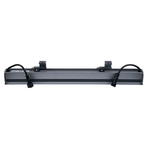 GLOBOSTAR® WASHER-NAIA 90177 Μπάρα Φωτισμού Wall Washer LED 18W 1530lm 30° DC 24V Αδιάβροχο IP65 Πολύχρωμο RGBW Dimmable DMX512 - Γκρι Ανθρακί - Μ50 x Π4 x Υ5cm - 3 Χρόνια Εγγύηση
