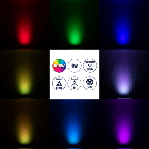GLOBOSTAR® WASHER-VAIA 90184 Μπάρα Φωτισμού Wall Washer LED 6W 510lm 30° DC 24V Αδιάβροχο IP65 Πολύχρωμο RGBW Dimmable DMX512 - Γκρι Ανθρακί - Μ30 x Π4 x Υ5cm - 3 Χρόνια Εγγύηση