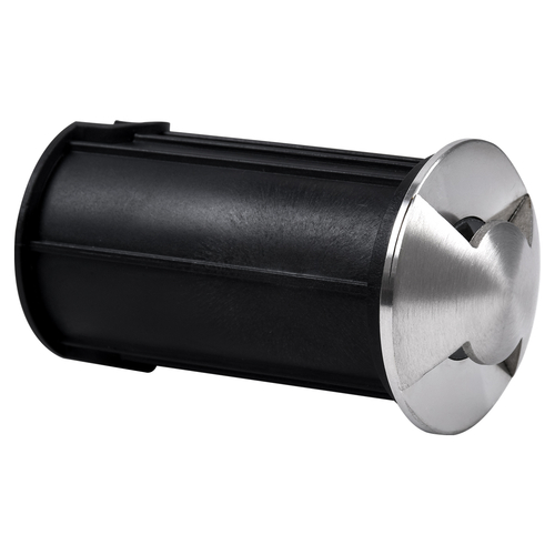 GLOBOSTAR® UNDERGROUND-RENA 90662 Χωνευτό Αρχιτεκτονικό Φωτιστικό Διαδρόμου/Σκαλοπατιού LED 1W 110lm 30° DC 24V Αδιάβροχο IP65 Θερμό Λευκό 2700K Dimmable - Ανοξείδωτο Ατσάλι 304  - Φ5 x Υ9cm - 3 Χρόνια Εγγύηση