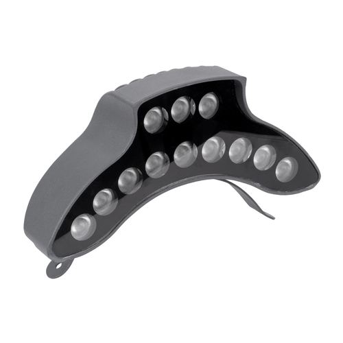 GLOBOSTAR® TREELIGHT-PINA 90683 Κυρτή Μπάρα Φωτισμού Wall Washer για Φυτά - Δέντρα LED 12W 1320lm 30° DC 24V Αδιάβροχο IP65 Θερμό Λευκό 2700K Dimmable - Γκρι Ανθρακί - Μ20.5 x Π5.5 x Υ12cm - 3 Χρόνια Εγγύηση