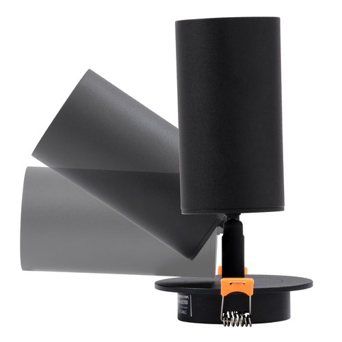 GloboStar® LEO 60350 Χωνευτό Κινούμενο Στρόγγυλο Φωτιστικό Σποτ Αλουμινίου με Ντουί GU10 AC 220-240V IP20 Φ6 x Υ17cm - Μαύρο - 5 Years Warranty GloboStar® LEO 60350 Χωνευτό Κινούμενο Στρόγγυλο Φωτιστικό Σποτ Αλουμινίου με Ντουί GU10 AC 220-240V IP20 Φ6 x Υ17cm - Μαύρο - 5 Years Warranty