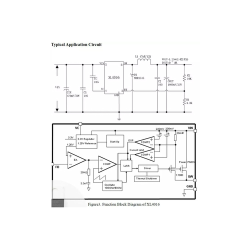 GloboStar® 73114 Ρυθμιστής Τάσης - Voltage Regulator DC Converter Module - Input DC4-40V / Output DC1.25-36V Max Load 8A Μ6 x Π4.5 x Υ2.5cm