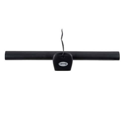 GloboStar® 76552 E-READING LIGHT Φωτιστικό Οθόνης με Χειριστήριο LED 5W 565lm 120° AC 5V IP20 CCT Θερμό Λευκό 2700K - Φυσικό Λευκό 4500K - Ψυχρό Λευκό 6000K Dimmable Μαύρο Πλαστικό Μ26 x Π4.5 x Υ4.5cm - 2 Xρόνια Εγγύηση