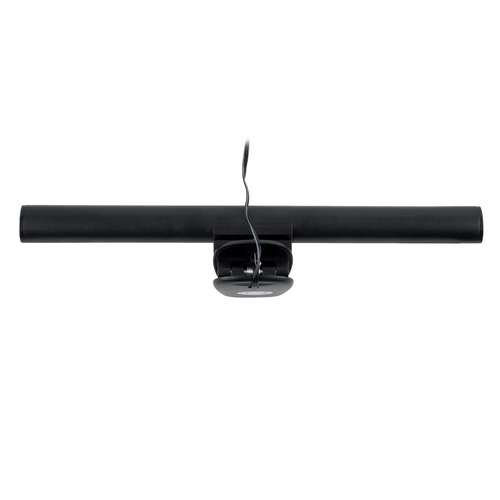 GloboStar® 76552 E-READING LIGHT Φωτιστικό Οθόνης με Χειριστήριο LED 5W 565lm 120° AC 5V IP20 CCT Θερμό Λευκό 2700K - Φυσικό Λευκό 4500K - Ψυχρό Λευκό 6000K Dimmable Μαύρο Πλαστικό Μ26 x Π4.5 x Υ4.5cm - 2 Xρόνια Εγγύηση