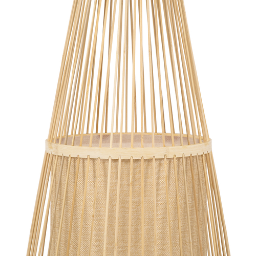 GloboStar® AZORES 01755 Boho Επιδαπέδιο Φωτιστικό Μονόφωτο 1 x E27 IP20 Μπεζ Ξύλο - Μ40 x Π40 x Υ150cm GloboStar® AZORES 01755 Boho Επιδαπέδιο Φωτιστικό Μονόφωτο 1 x E27 IP20 Μπεζ Ξύλο - Μ40 x Π40 x Υ150cm