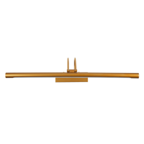 GloboStar® LAURA 60427 Μοντέρνο Φωτιστικό Τοίχου - Απλίκα Καθρέπτη Μπάνιου - Πίνακα LED 12W 1400lm 120° AC 220-240V IP44 Μ60 x Π27 x Υ13cm - Φυσικό Λευκό 4500K - Χάλκινο - 3 Χρόνια Εγγύηση