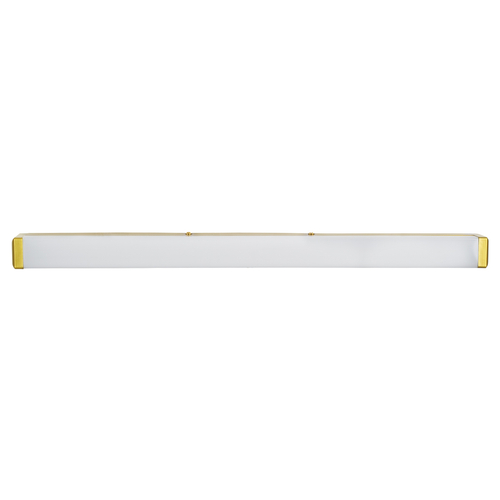 GloboStar® RENATA 60441 Μοντέρνο Φωτιστικό Τοίχου - Απλίκα Καθρέπτη Μπάνιου - Πίνακα LED 12W 1400lm 210° AC 220-240V IP44 Μ60 x Π4 x Υ5.5cm - Φυσικό Λευκό 4500K - Χρυσό - 3 Χρόνια Εγγύηση