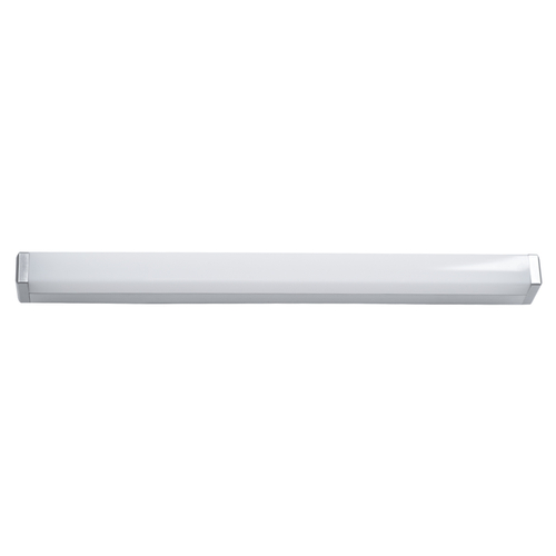 GloboStar® RENATA 60442 Μοντέρνο Φωτιστικό Τοίχου - Απλίκα Καθρέπτη Μπάνιου - Πίνακα LED 12W 1400lm 210° AC 220-240V IP44 Μ60 x Π4 x Υ5.5cm - Φυσικό Λευκό 4500K - Χρώμιο Νίκελ - 3 Χρόνια Εγγύηση