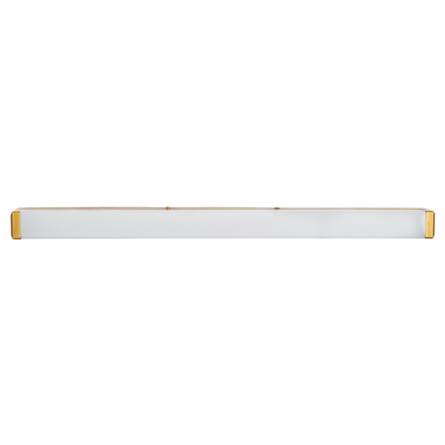 GloboStar® RENATA 60443 Μοντέρνο Φωτιστικό Τοίχου - Απλίκα Καθρέπτη Μπάνιου - Πίνακα LED 12W 1400lm 210° AC 220-240V IP44 Μ60 x Π4 x Υ5.5cm - Φυσικό Λευκό 4500K - Χάλκινο - 3 Χρόνια Εγγύηση