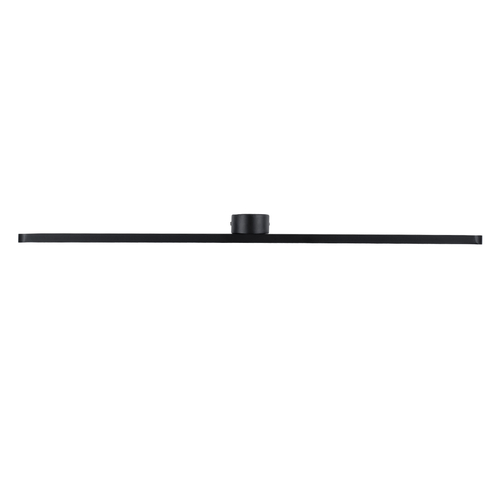 GloboStar® MEGAN 60448 Μοντέρνο Φωτιστικό Τοίχου - Απλίκα Καθρέπτη Μπάνιου - Πίνακα LED 12W 1400lm 120° AC 220-240V IP44 Μ60 x Π12 x Υ4cm - Φυσικό Λευκό 4500K - Μαύρο - 3 Χρόνια Εγγύηση