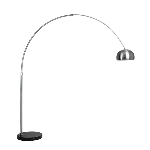 GloboStar® PRAGUE 00990 Μοντέρνο Επιδαπέδιο Φωτιστικό Μονόφωτο 1 x E27 IP20 Ασημί Αλουμίνιο με Μαύρο Μάρμαρο - Μ210 x Π45 x Υ220cm GloboStar® PRAGUE 00990 Μοντέρνο Επιδαπέδιο Φωτιστικό Μονόφωτο 1 x E27 IP20 Ασημί Αλουμίνιο με Μαύρο Μάρμαρο - Μ210 x Π45 x Υ220cm