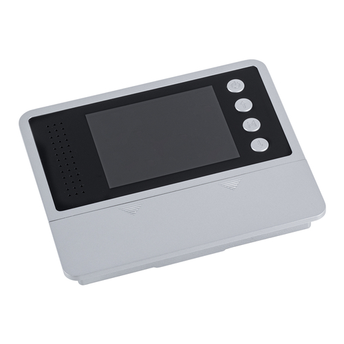 GloboStar® 86017 Ψηφιακή Έξυπνη Camera Εξώπορτας 90° Μοιρών με Έγχρωμη Οθόνη 2.8 Inches - Νυχτερινή Όραση με LED IR - Κουδούνι - Εσωτερική Μνήμη Αποθήκευσης - Λειτουργεί με 4 Μπαταρίες AAA