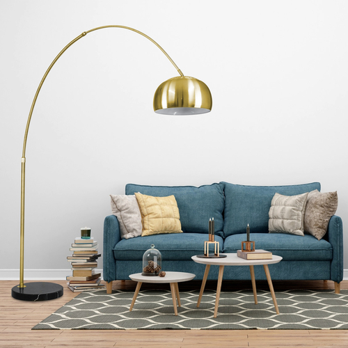 GloboStar® PRAGUE 00992 Μοντέρνο Επιδαπέδιο Φωτιστικό Μονόφωτο 1 x E27 IP20 Χρυσό Αλουμίνιο με Μαύρο Μάρμαρο - Μ210 x Π45 x Υ220cm GloboStar® PRAGUE 00992 Μοντέρνο Επιδαπέδιο Φωτιστικό Μονόφωτο 1 x E27 IP20 Χρυσό Αλουμίνιο με Μαύρο Μάρμαρο - Μ210 x Π45 x Υ220cm