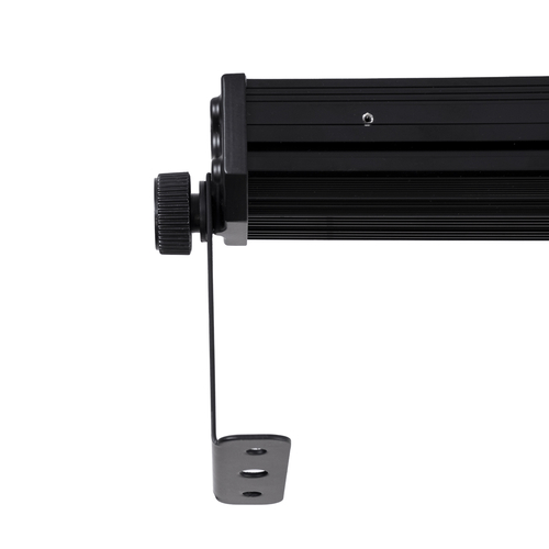 GloboStar® 51141 TRITON Επαγγελματική Μπάρα Φωτισμού Wall Washer LED 18*15W 4in1 270W 25° AC 220-240V Αδιάβροχο IP65 Πολύχρωμο RGBW DMX512 Display on Body - Μαύρο - L102 x W11 x H17cm