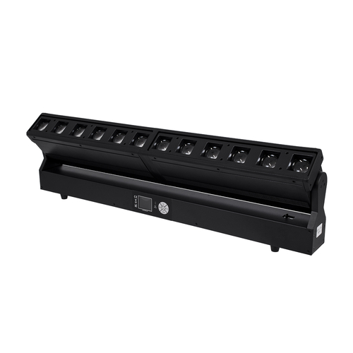 GloboStar® 51168 SPHINX Επαγγελματική Κινούμενη Μπάρα Φωτισμού DIGITAL MATRIX PIXEL LED 480W AC 220V-240V 4IN1 BEAM - WASH - SPOT - ZOOM 5° - 35° OSRAM LED DMX512 Display on Body RGBW - Μαύρο - L102 x W10 x H16.5cm