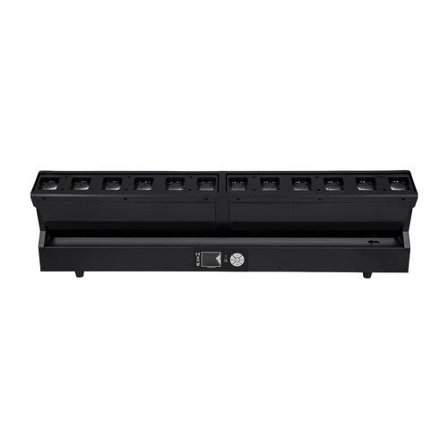 GloboStar® 51168 SPHINX Επαγγελματική Κινούμενη Μπάρα Φωτισμού DIGITAL MATRIX PIXEL LED 480W AC 220V-240V 4IN1 BEAM - WASH - SPOT - ZOOM 5° - 35° OSRAM LED DMX512 Display on Body RGBW - Μαύρο - L102 x W10 x H16.5cm