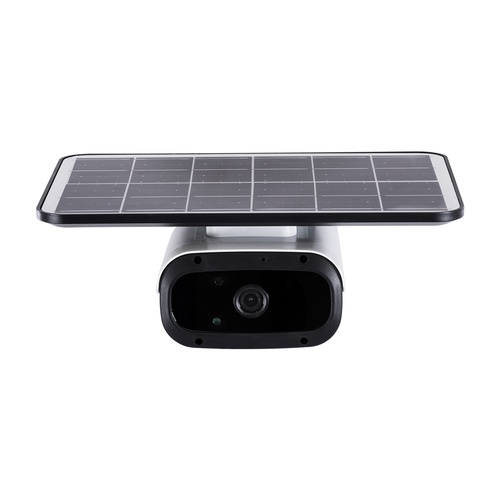 GloboStar® 86047 Αυτόνομη Ηλιακή Camera 1080P 2MP WiFi 150° Μπαταρία 3200mAh Φωτοβολταϊκό Πάνελ Διπλή Κατέυθυνση Ομιλίας Αδιάβροχη IP66 Ψυχρό Λευκό 6000K - Λευκό