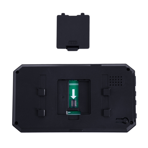 GloboStar® 86064 Επαναφορτιζόμενη Ψηφιακή Έξυπνη Camera Εξώπορτας 90° Μοιρών με Έγχρωμη Οθόνη 4.1 Inches - USB - Νυχτερινή Όραση με LED IR - Κουδούνι - Ροζ