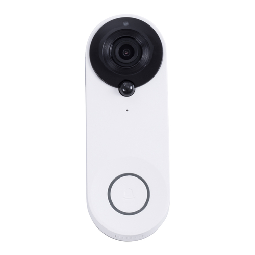 GloboStar® 86074 Ολοκληρωμένο Έξυπνο Σύστημα Ματάκι Θεατή & Κουδούνι Σπιτιού για Εξώπορτες - 1 x Κάμερα 1.0MP 1080P - Θέαση 166° με Νυχτερινή Λήψη, PIR Αισθητήρα Κίνησης & Ομιλία/Ήχος Διπλής Κατεύθυνσης - Εφαρμογή APP σε Android & iOS - Επαναφορτιζόμενη Μπαταρία Λιθίου 2500mAh - PAL/NTSC Signal - DC 5V - Λευκό & Μαύρο - Μ5 x Π4 x Υ3.8cm - 2 Χρόνια Εγγύηση