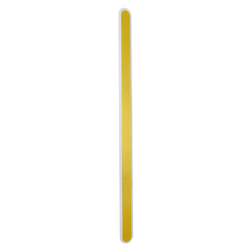GloboStar® HOUSTON 61350 Φωτιστικό Τοίχου - Απλίκα Design LED CCT 24W 2880lm 360° AC 220-240V - Εναλλαγή Φωτισμού μέσω Διακόπτη On/Off All In One Ψυχρό 6000k+Φυσικό 4500k+Θερμό 2700k Μ6 x Π3 x Υ100cm - Χρυσό - 3 Years Warranty
