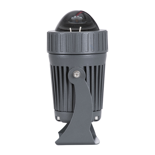 GLOBOSTAR® SPOT-FENIA 90135 Αρχιτεκτονικό Σποτ Φωτισμου LED 10W 1100lm 5° DC 24V Αδιάβροχο IP65 Θερμό Λευκό 2700K Dimmable - Γκρι Ανθρακί - Μ7 x Π7 x Υ12cm - 3 Χρόνια Εγγύηση
