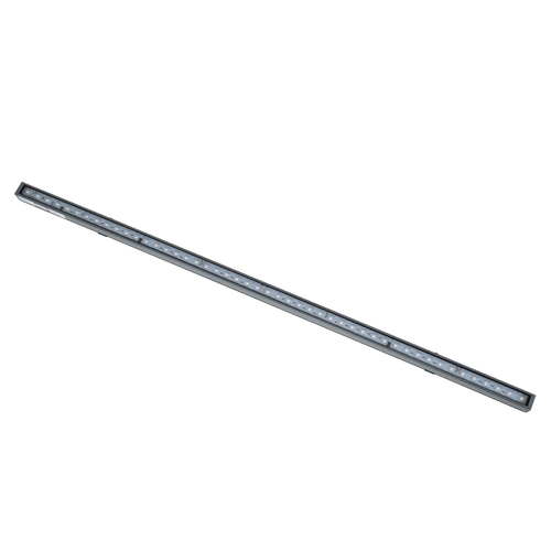GloboStar® DIGI-BAR 90210 Ψηφιακή Μπάρα Φωτισμού Wall Washer Digital Pixel Facade Tuber Bar LED 12W 720lm 90° DC 24V Αδιάβροχο IP65 L100 x W3.2 x H3cm RGB DMX512 - Ασημί με Διάφανο Κάλυμμα - 3 Years Warranty