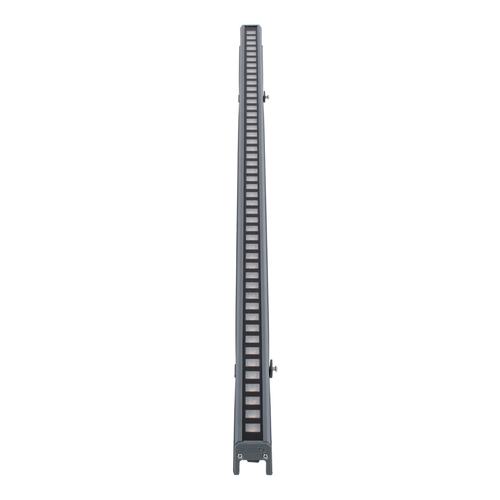 GloboStar® DIGI-BAR 90211 Ψηφιακή Μπάρα Φωτισμού Wall Washer Digital Pixel Facade Tuber Bar LED 12W 840lm 45° DC 24V Αδιάβροχο IP65 L100 x W3.5 x H3.2cm Θερμό Λευκό 2700K DMX512 - Γκρι Ανθρακί με Pixel Lens Φακούς - 3 Years Warranty
