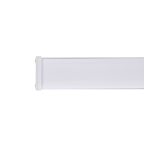 GloboStar® DIGI-BAR 90213 Ψηφιακή Μπάρα Φωτισμού Wall Washer Digital Pixel Facade Tuber Bar LED 12W 840lm 180° DC 24V Αδιάβροχο IP65 L100 x W3 x H4.5cm Θερμό Λευκό 2700K DMX512 - Ασημί με Οπάλ Λευκό Κάλυμμα - 3 Years Warranty