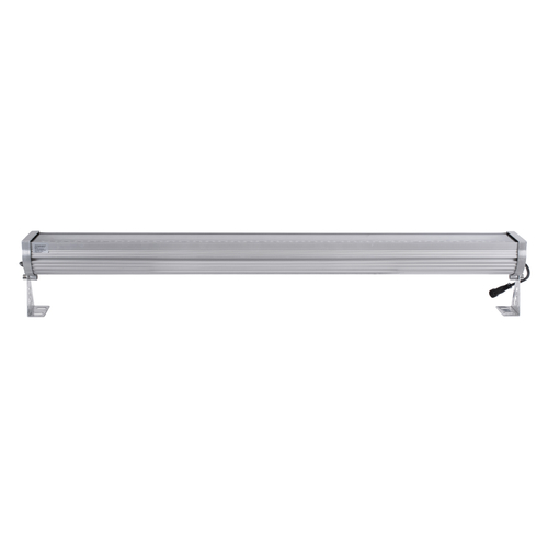 GloboStar® WASHER-GAIA 90218 Μπάρα Φωτισμού Wall Washer LED 216W 18360lm 10° DC 24V Αδιάβροχο IP67 L100 x W10.2 x H9.5cm RGBW DMX512 - Ασημί - 3 Years Warranty