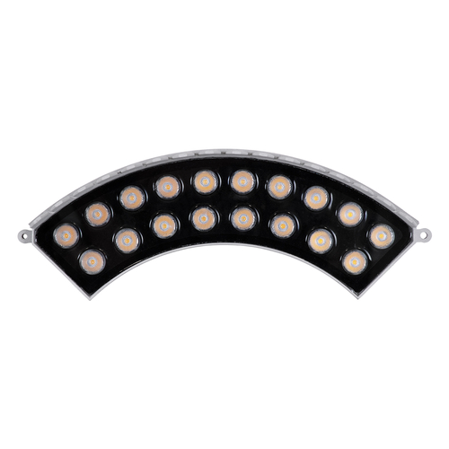GLOBOSTAR® TREELIGHT-JINA 90690 Κυρτή Μπάρα Φωτισμού Wall Washer για Φυτά - Δέντρα LED 18W 1620lm 10° DC 24V Αδιάβροχο IP65 Θερμό Λευκό 2700K Dimmable - Γκρι Ανθρακί - Μ29 x Π11 x Υ10.5cm - 3 Χρόνια Εγγύηση